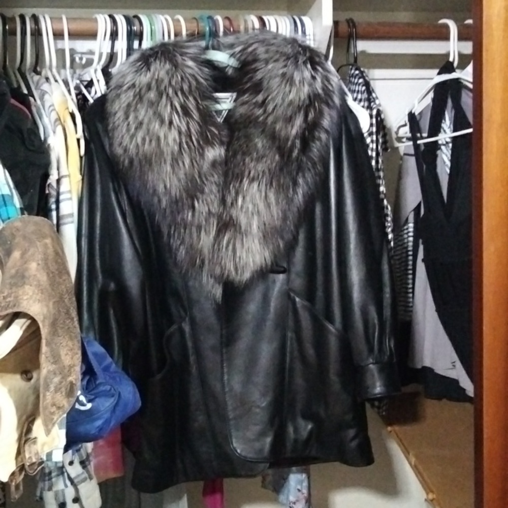 Leather jacket